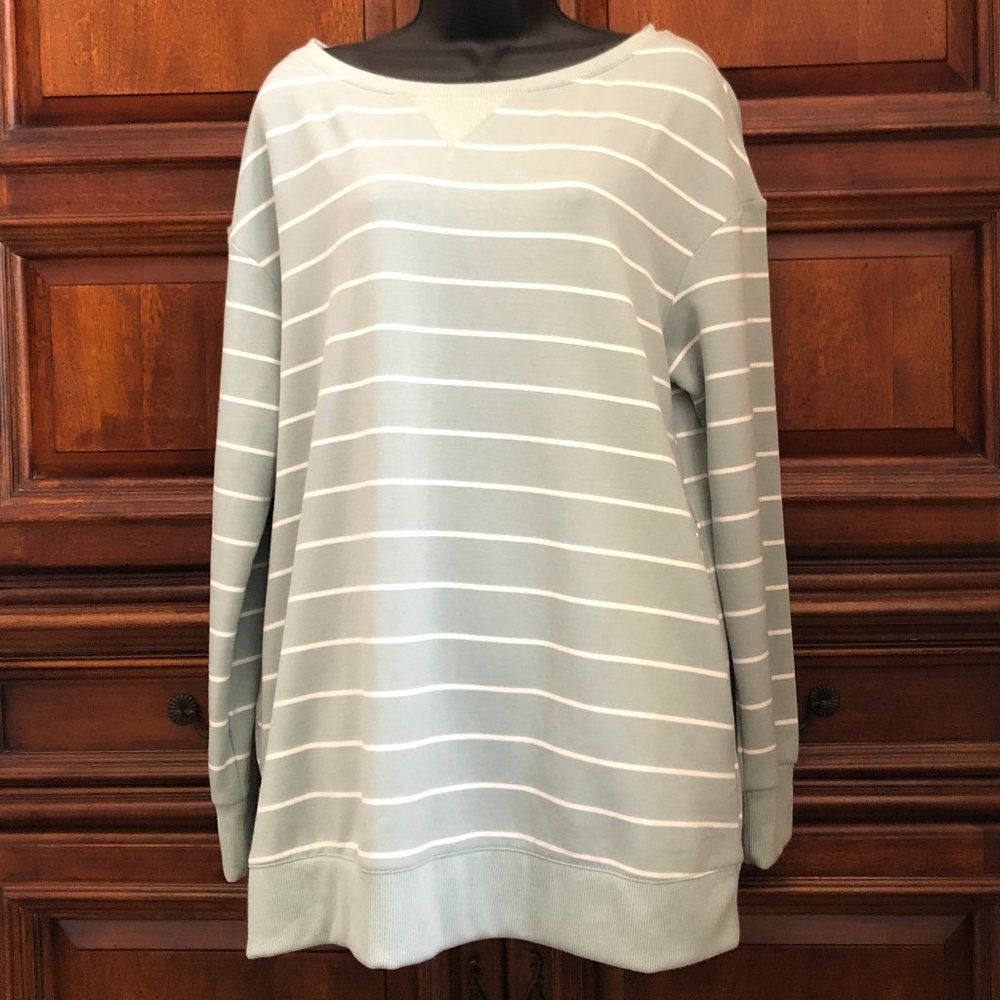 Fleece Striped Cozy Sweater